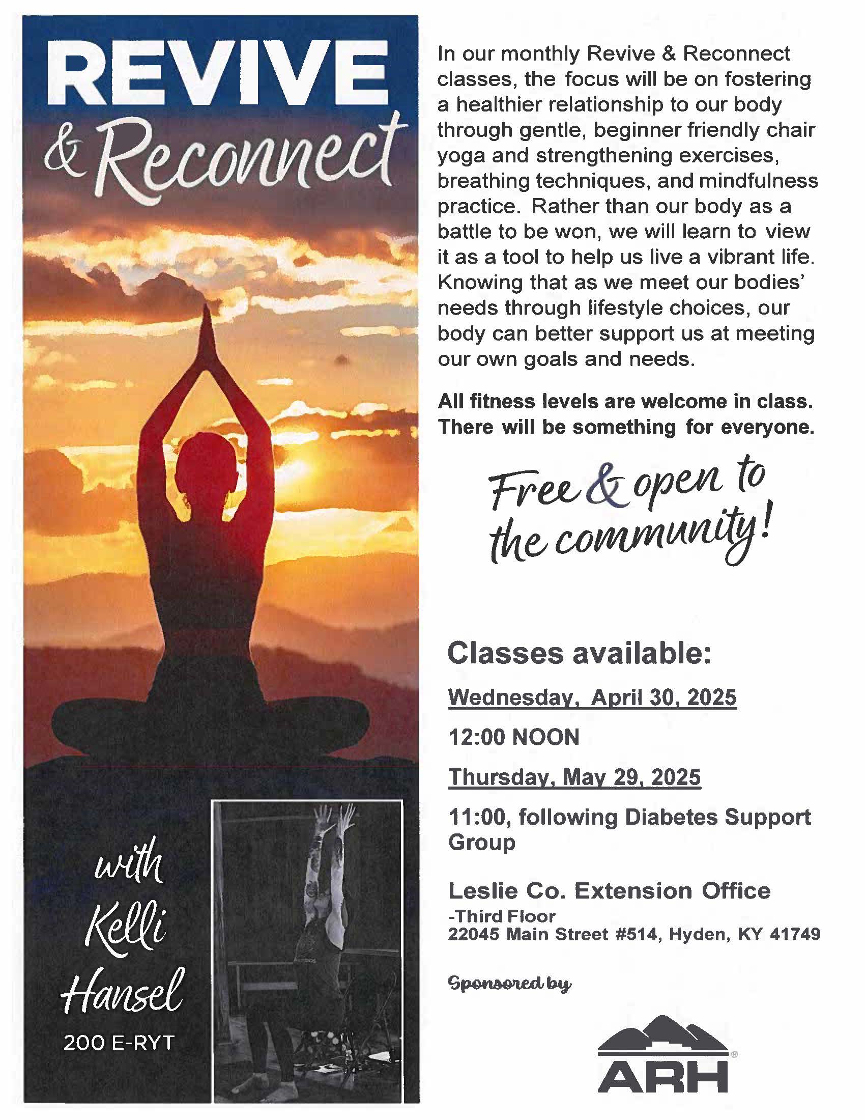 Revive and Reconnect Flyer