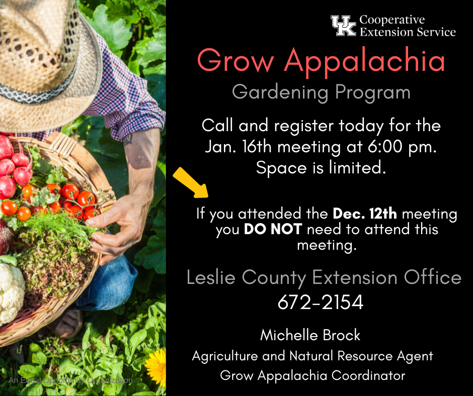 Grow Appalachia Meeting